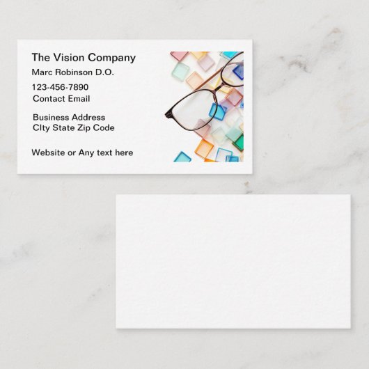 アイウェアビジョンカードアイドクター 名刺 (正面/裏面)