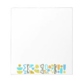 アイウェアファンキーメモ帳 ノートパッド (正面)