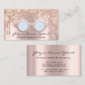 アイウェア光学眼鏡眼鏡バラブルー 名刺 (正面/裏面)