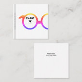 アイウェア店 スクエア名刺 (正面/裏面)