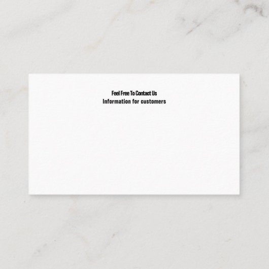 アイウェア店 名刺 (裏面)