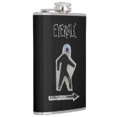 アイウォークビニール包まれたフラスコ フラスク (右)