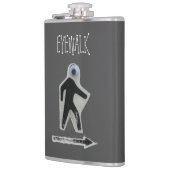 アイウォークビニール包まれたフラスコ フラスク (左)