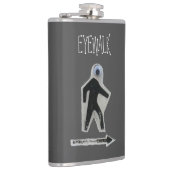 アイウォークビニール包まれたフラスコ フラスク (右)