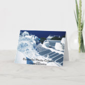 アイオアビレッジサントリーニギリシャ カード (裏面)