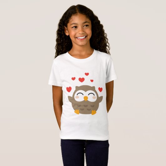 アイオウクロウ君イラストレーション Tシャツ (正面フル)