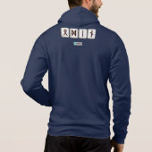 アイオブオジンバイキングビンドリーフルジップフード付きスウェットシャツ パーカ (裏面)