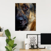 アイオブザシェパードファインアートプリント ポスター (ホームオフィス)