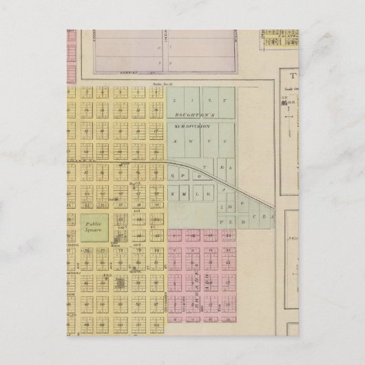 アイオラ、トーランス、ケロッグ、カンザス ポストカード (正面)