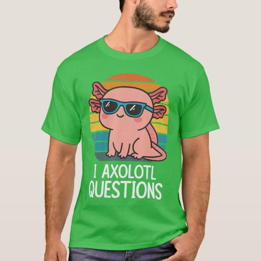 アイオロトル質問少年 Tシャツ (正面)