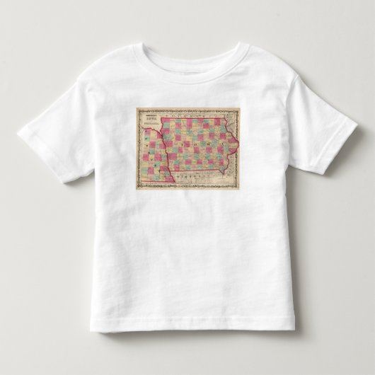 アイオワおよびネブラスカ2 トドラーTシャツ (正面)