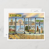 アイオワからの挨拶 ポストカード (正面/裏面)