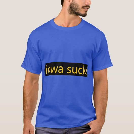 アイオワなんて嫌だ オーバーサイズ Tシャツ (正面)