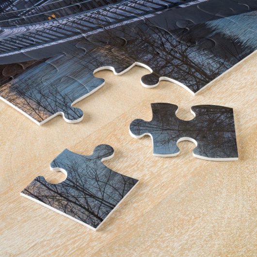 アイオワのダウンタウン・デモイン ジグソーパズル (側面)