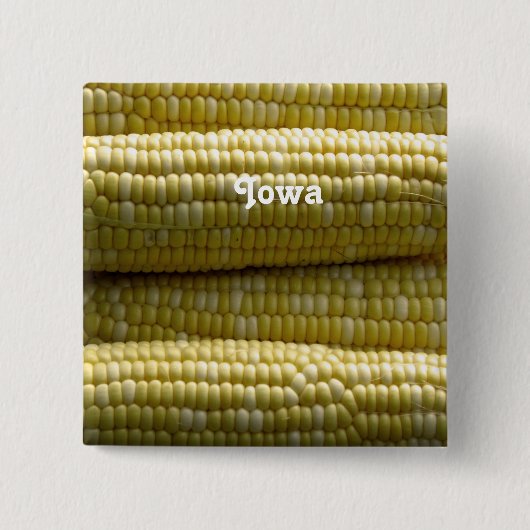 アイオワのトウモロコシ 缶バッジ (正面)
