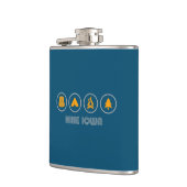 アイオワのハイク フラスク (左)