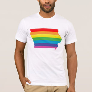 アイオワのプライド。 しまのある Tシャツ