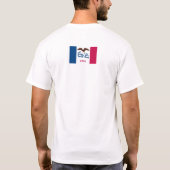 アイオワのワイシャツ Tシャツ (裏面)