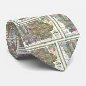 アイオワの古い1856年の地図 ネクタイ (ロール)