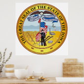 アイオワの州素晴らし印 ポスター (キッチン)