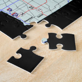 アイオワの州連帯の地図 ジグソーパズル (側面)