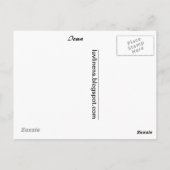 アイオワの挨拶 ポストカード (裏面)