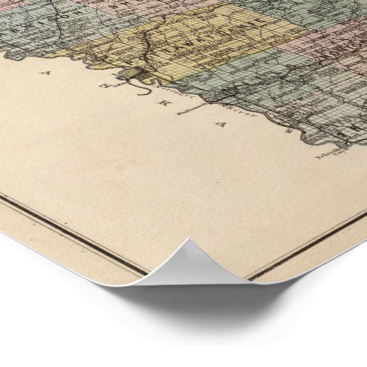 アイオワの断面図 ポスター (角)