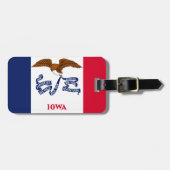 アイオワの旗 ラゲッジタグ (正面横)