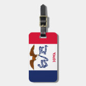 アイオワの旗 ラゲッジタグ (正面縦)