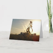 アイオワの朝日の夕日 カード (正面)