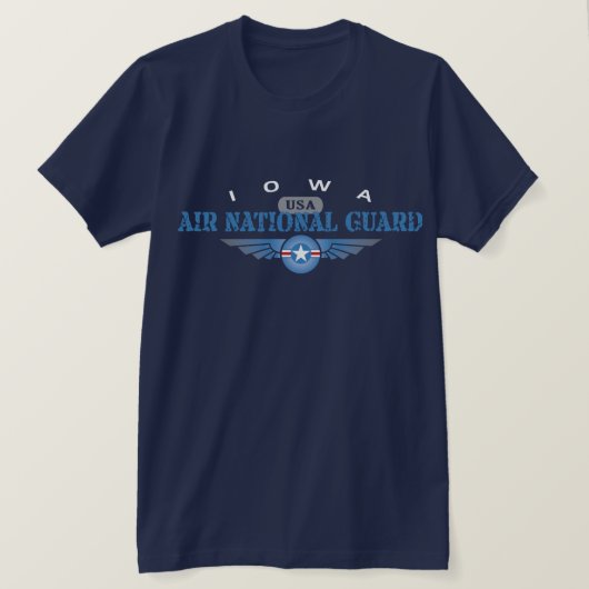 アイオワの空軍州兵 Tシャツ (デザイン正面)