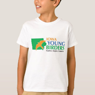 アイオワの若い鳥類捕獲人のロゴのTシャツをからかいます Tシャツ