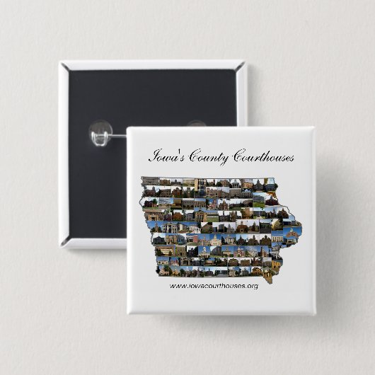 アイオワの裁判所のプロジェクト 缶バッジ (正面&裏面)