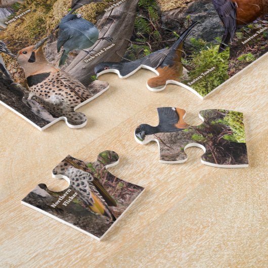 アイオワの裏庭の鳥 ジグソーパズル (側面)