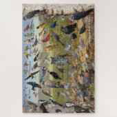 アイオワの裏庭の鳥 ジグソーパズル (縦)