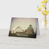 アイオワの農業、ハッピーバースデー! カード (黄色い花)