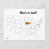 アイオワはどこだ？ ポストカード (正面)