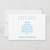 アイオワぼやけ色 招待状 (裏面)