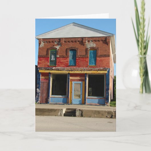 アイオワカラフル州ローンツリーの建物 カード (正面)