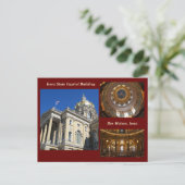 アイオワキャピトル建物アンドロタンダインテリア ポストカード (スタンド正面)