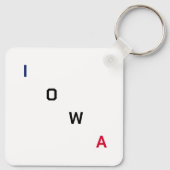 アイオワキーチェーン キーホルダー (裏面)