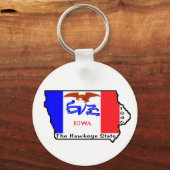 アイオワキーチェーン キーホルダー (正面)