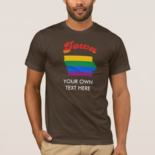 アイオワゲイプライド Tシャツ (正面)