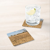 アイオワコーンフィールドパノラマフォト スクエアペーパーコースター (インサイチュ)