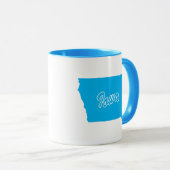 アイオワシェイプマグの州 マグカップ (正面右)