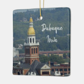 アイオワシティビュークリスマスセラミックオーナメント セラミックオーナメント (左)