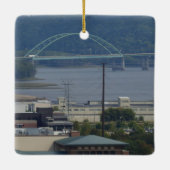 アイオワシティビュークリスマスセラミックオーナメント セラミックオーナメント (裏面)