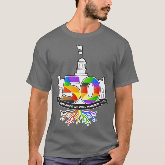 アイオワシティプライド Tシャツ (正面)
