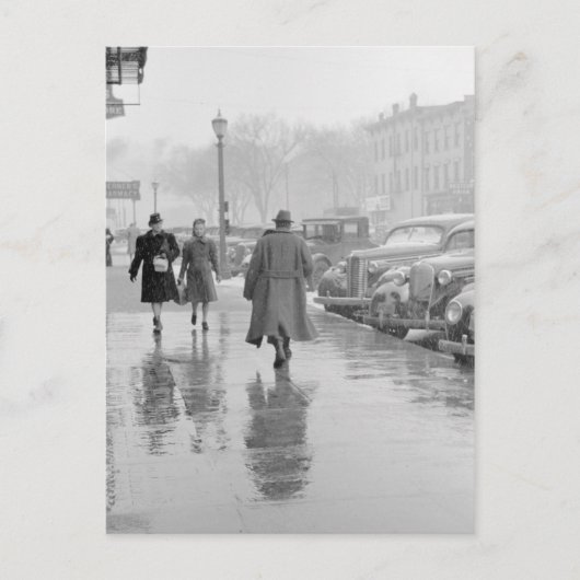 アイオワシティメイン通り ポストカード (正面)