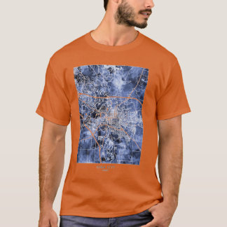 アイオワシティ地図 Tシャツ